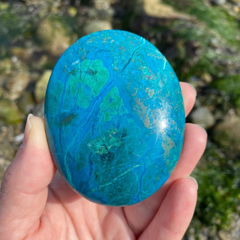 Chrysocolla natural stone collection