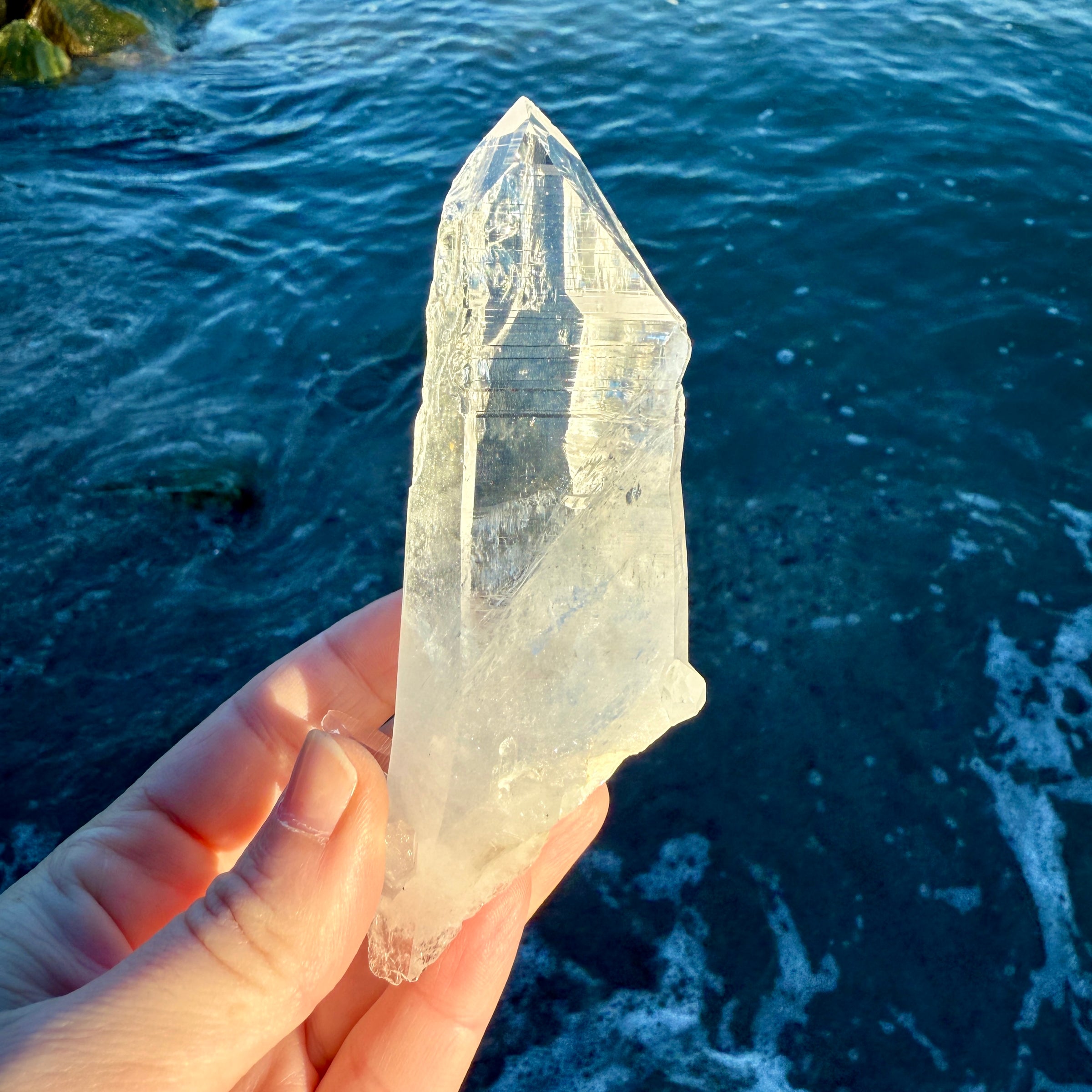 Lemurian Quartz Crystal