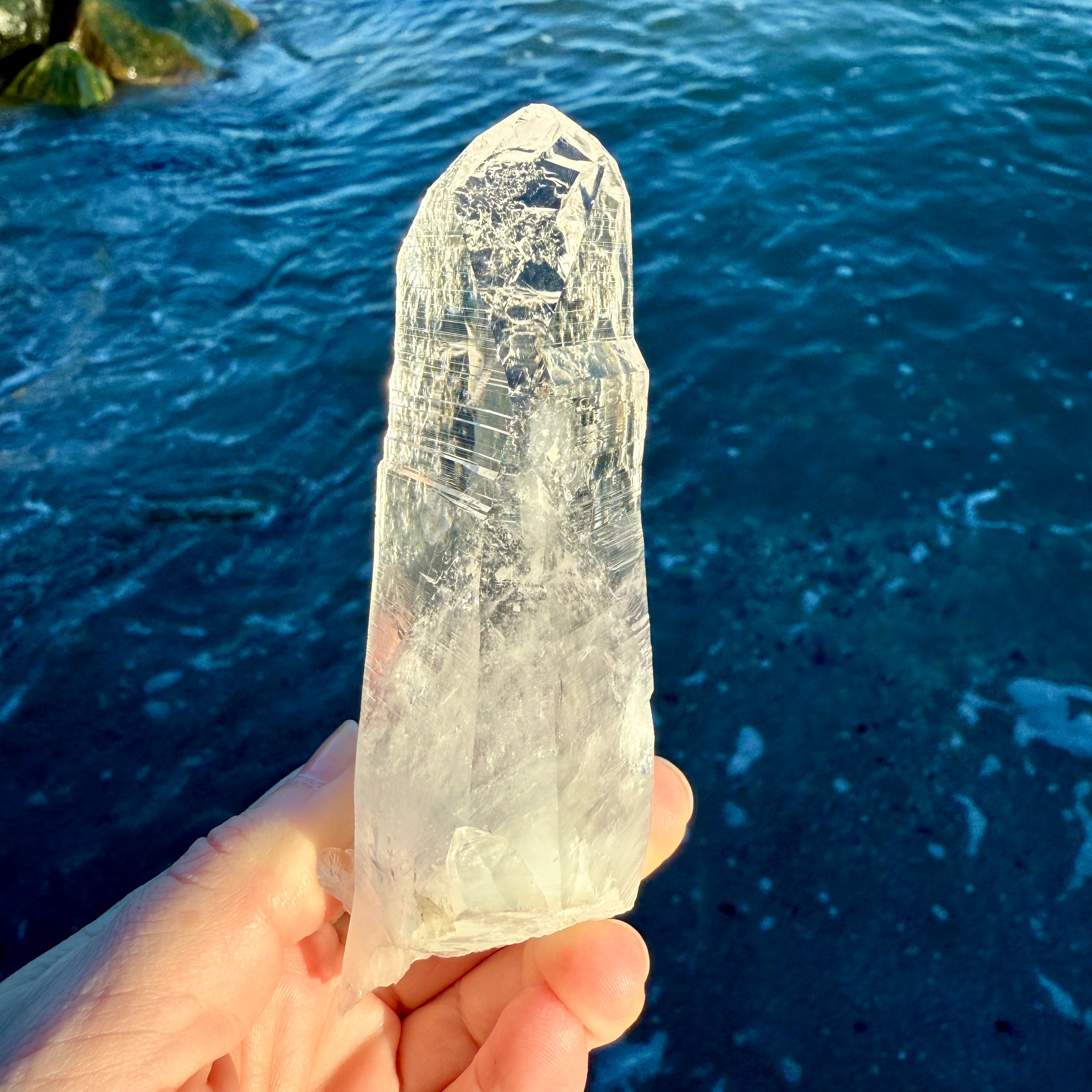 Lemurian Quartz Crystal
