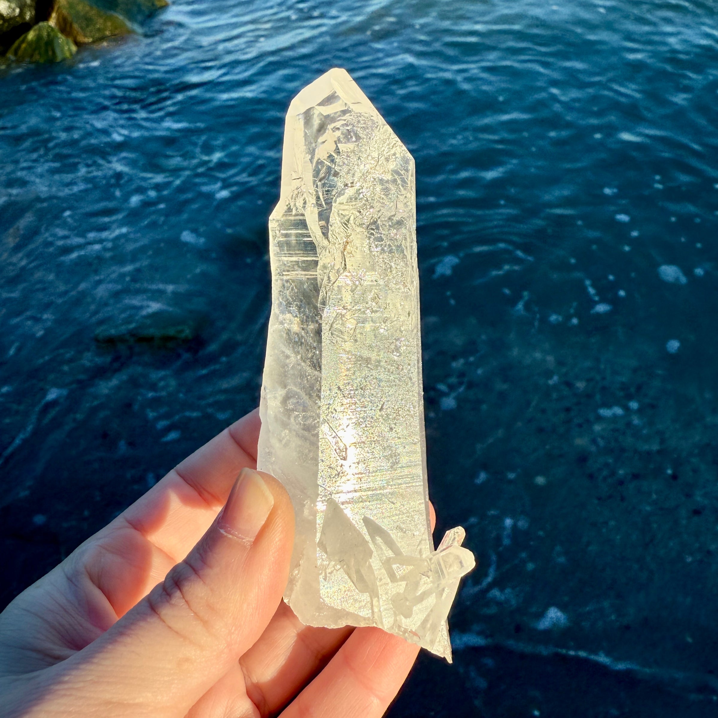 Lemurian Quartz Crystal