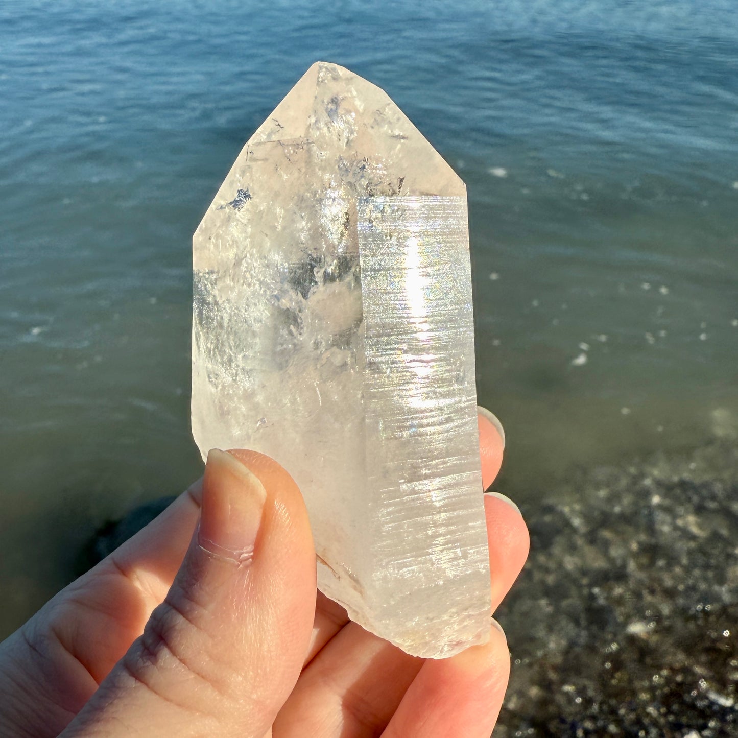 Lemurian Quartz Crystal