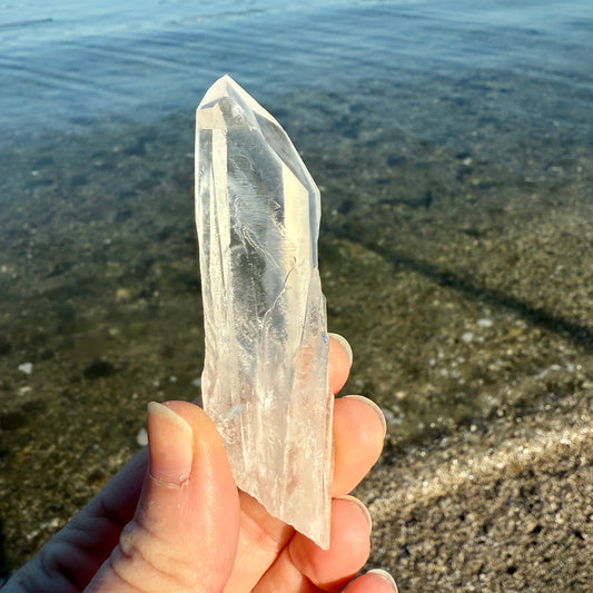 Lemurian Blue Smoke Phantom Quartz