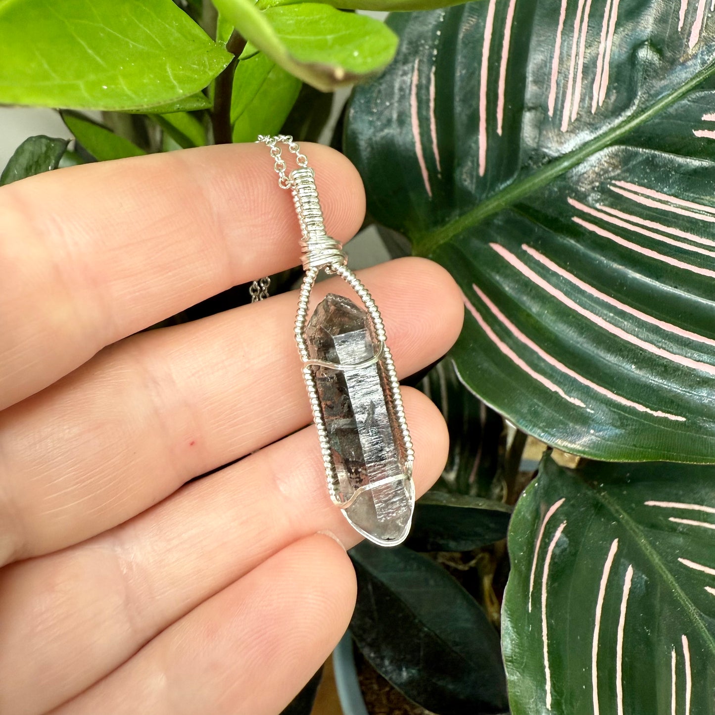 Tibetan Quartz Crystal Pendant