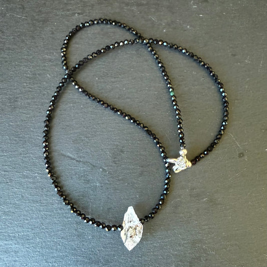 Protection Talisman: Super 7 / Sacred 7, and Black Tourmaline Crystal Necklace