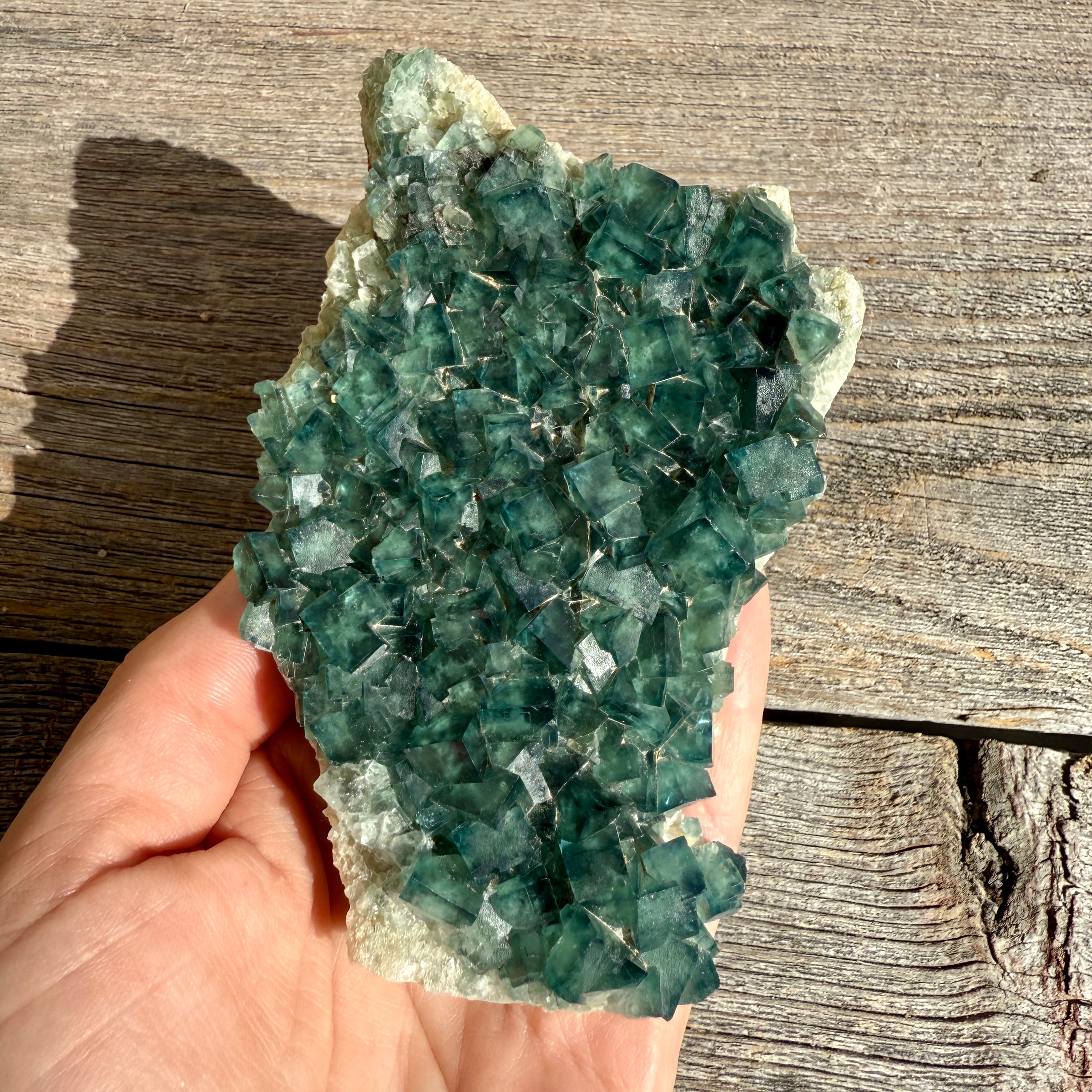Fluorite Crystal Cluster