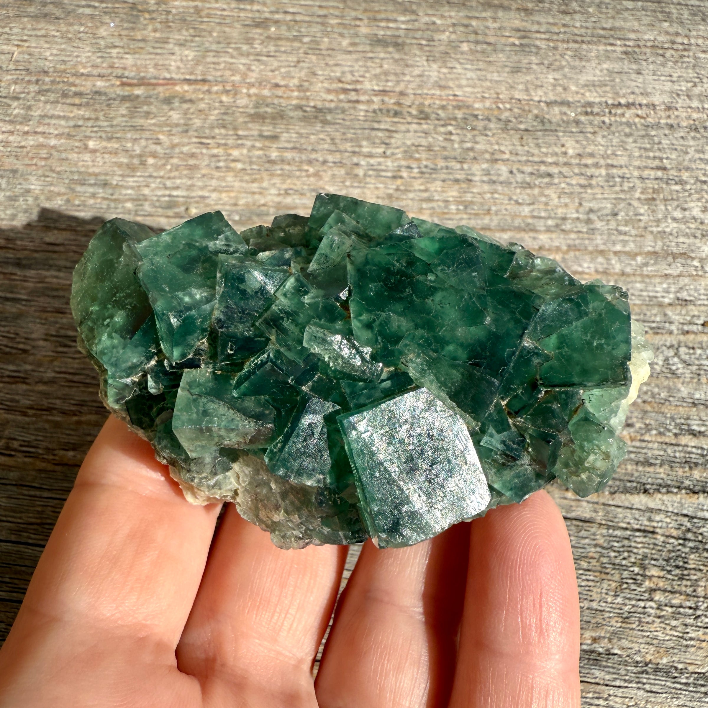 Fluorite Crystal Cluster