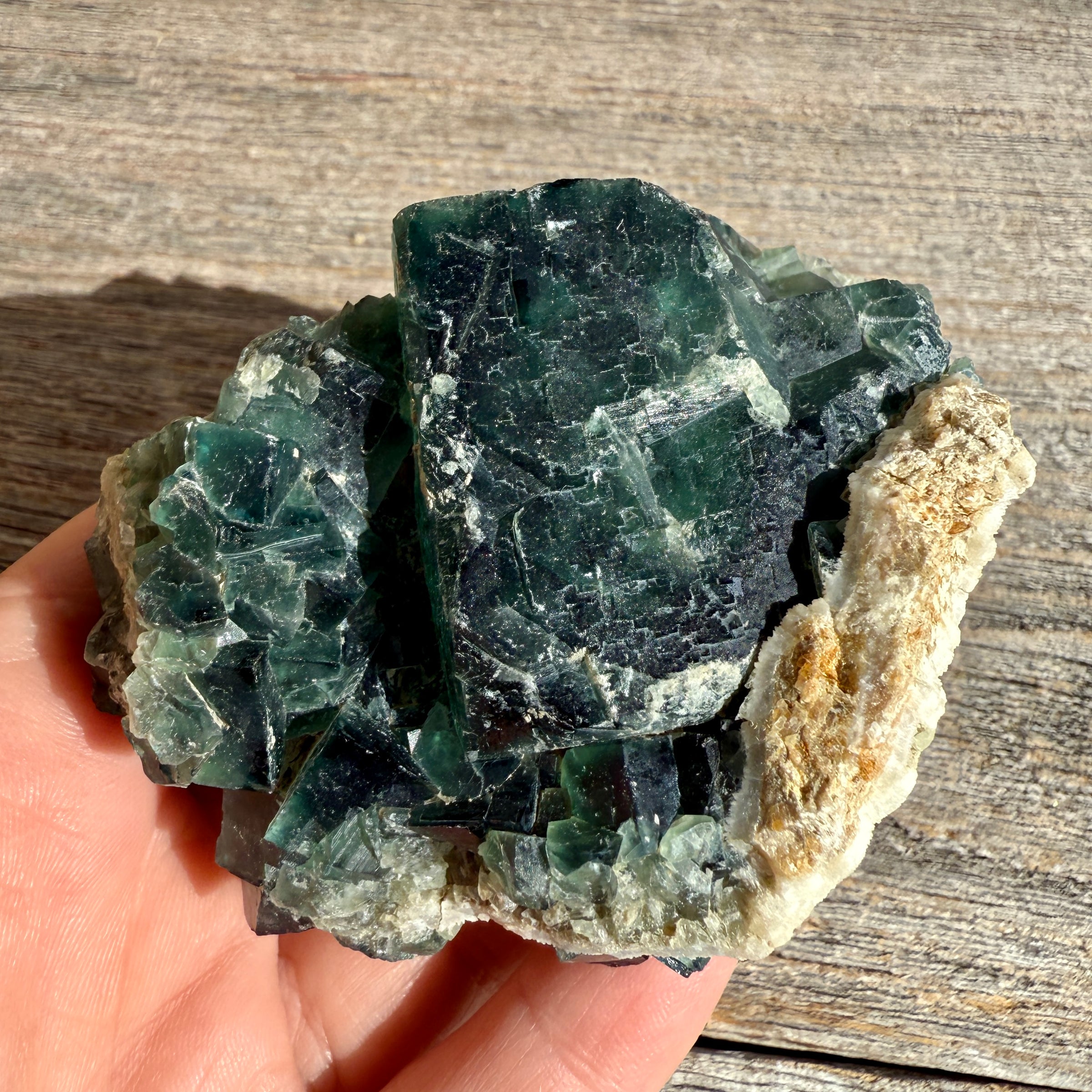 Fluorite Crystal Cluster