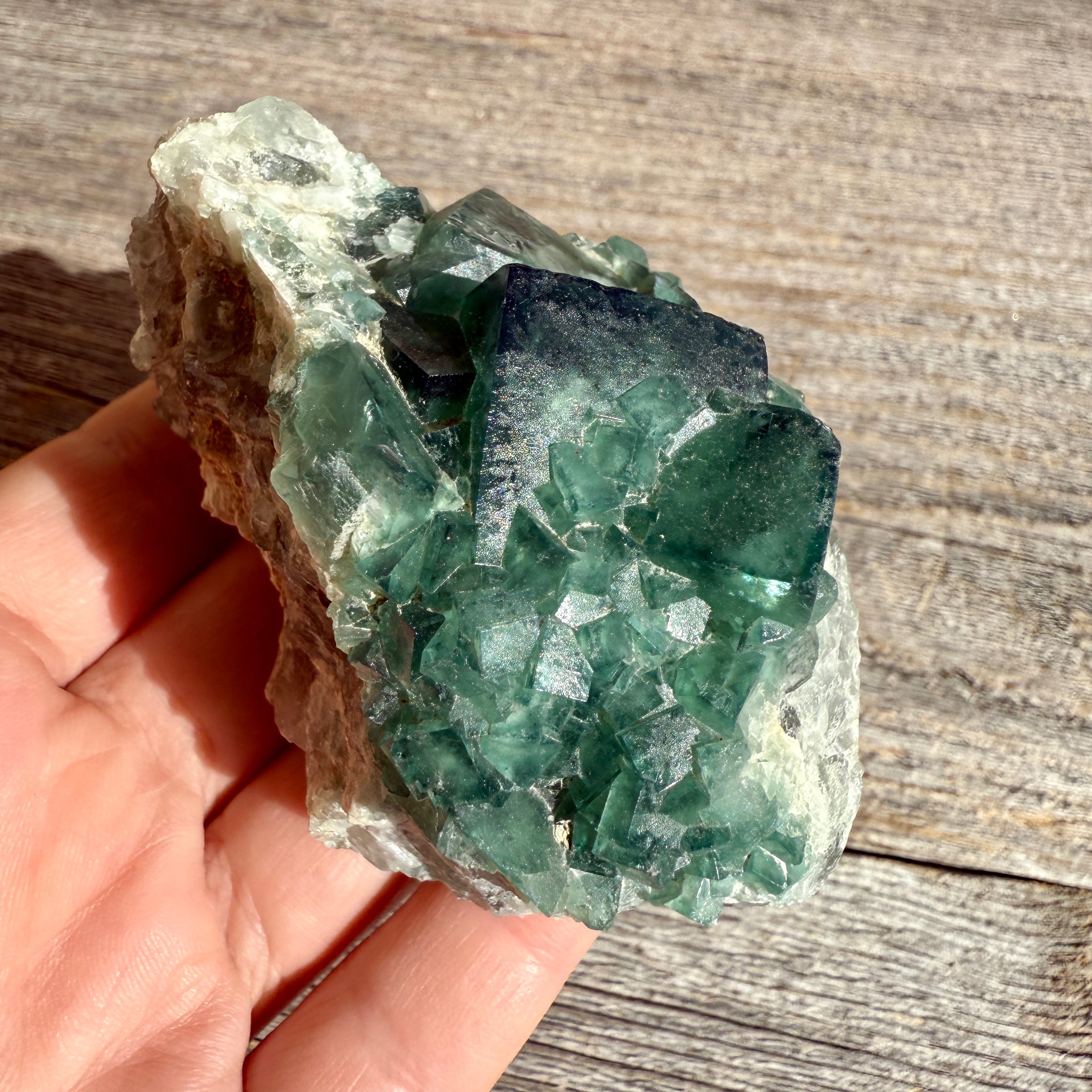 Fluorite Crystal Cluster