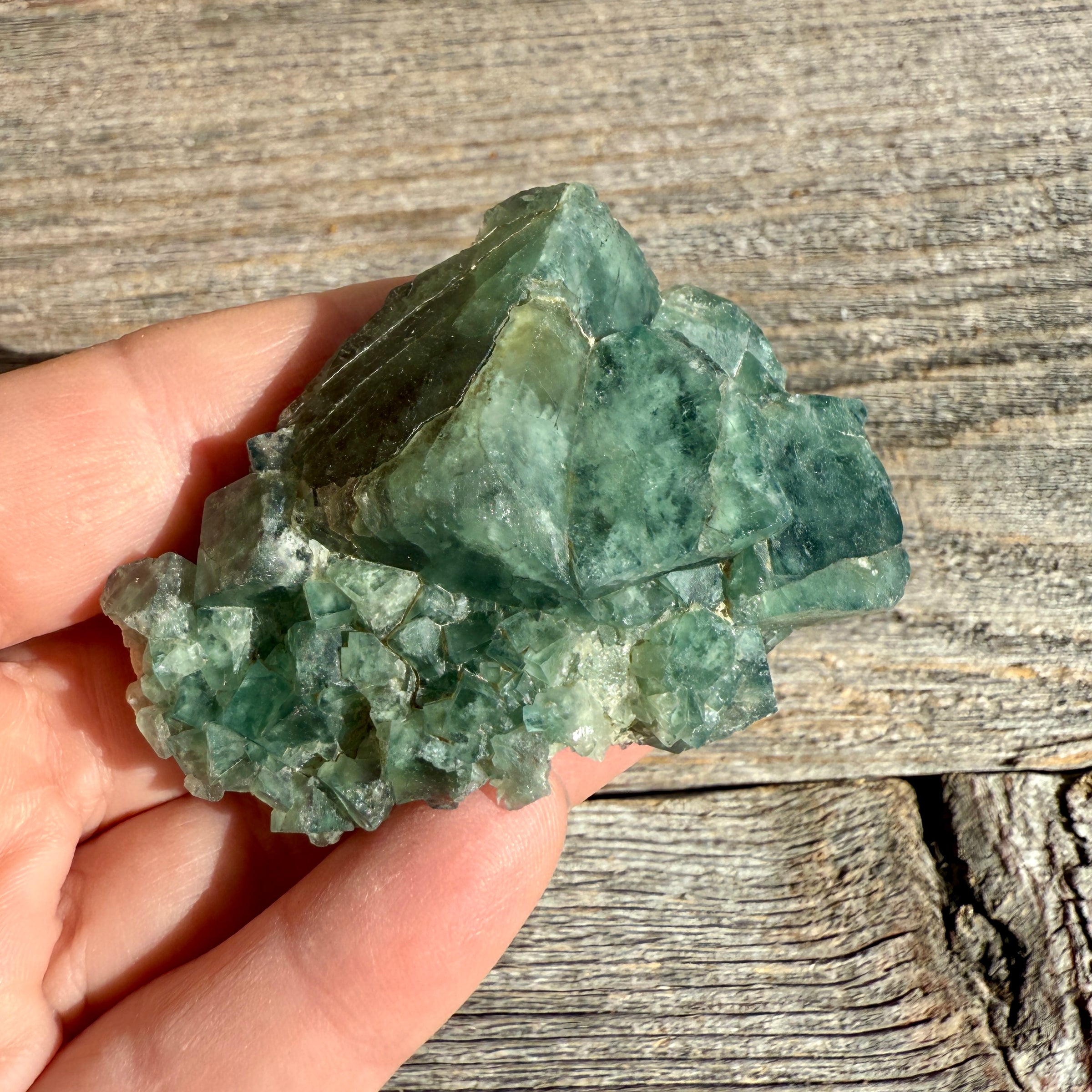 Fluorite Crystal Cluster