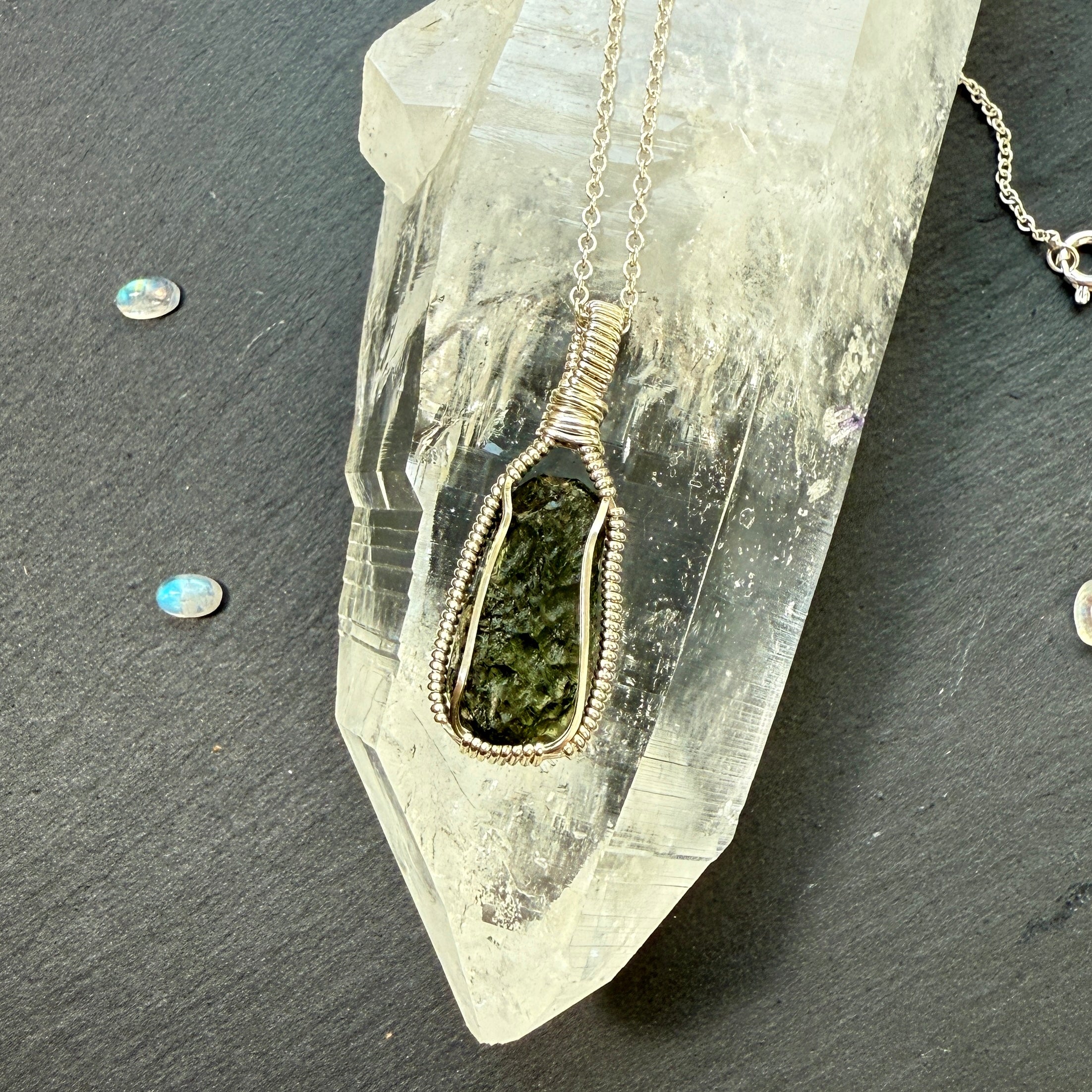 Moldavite Pendant