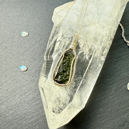 Moldavite Pendant