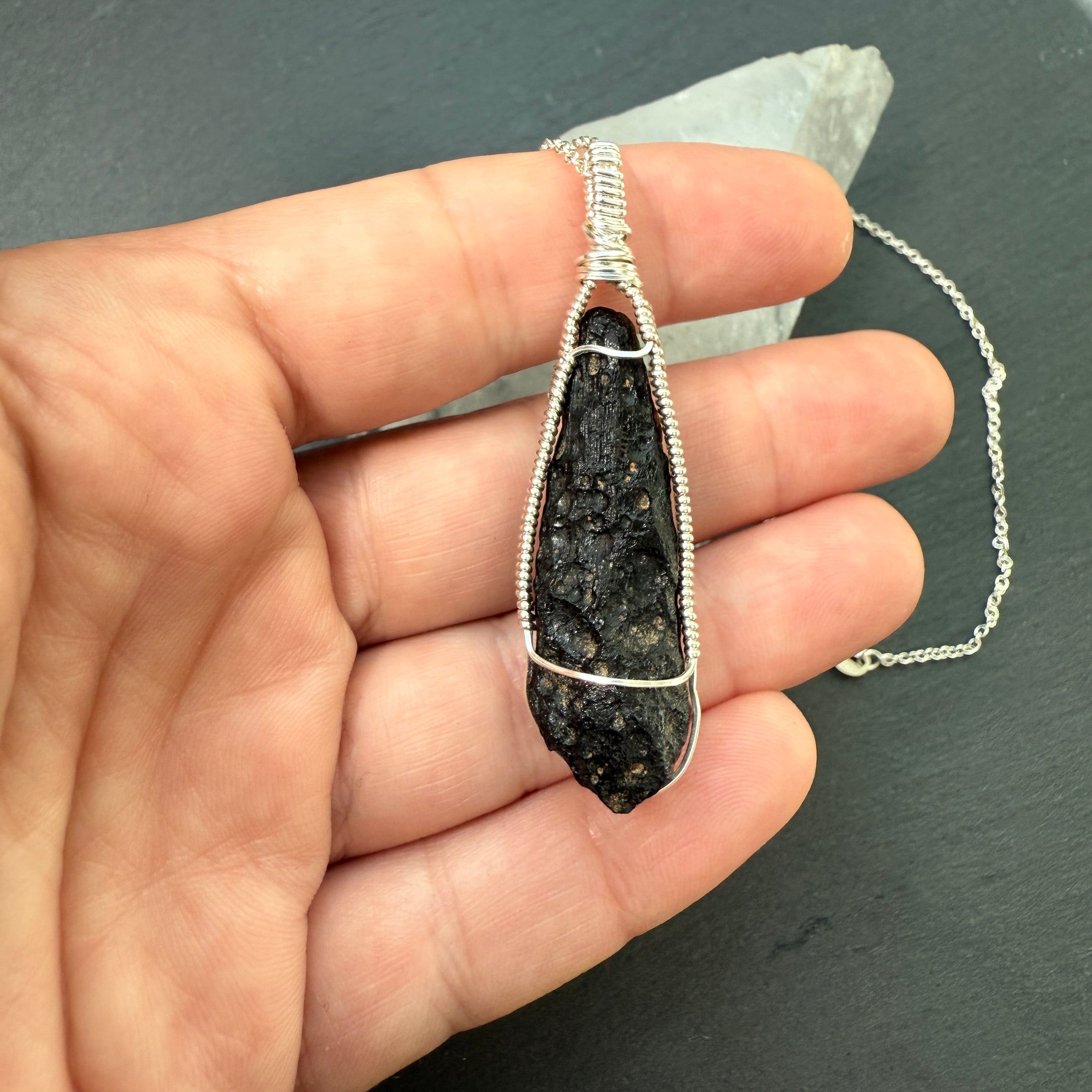 Tektite Pendant