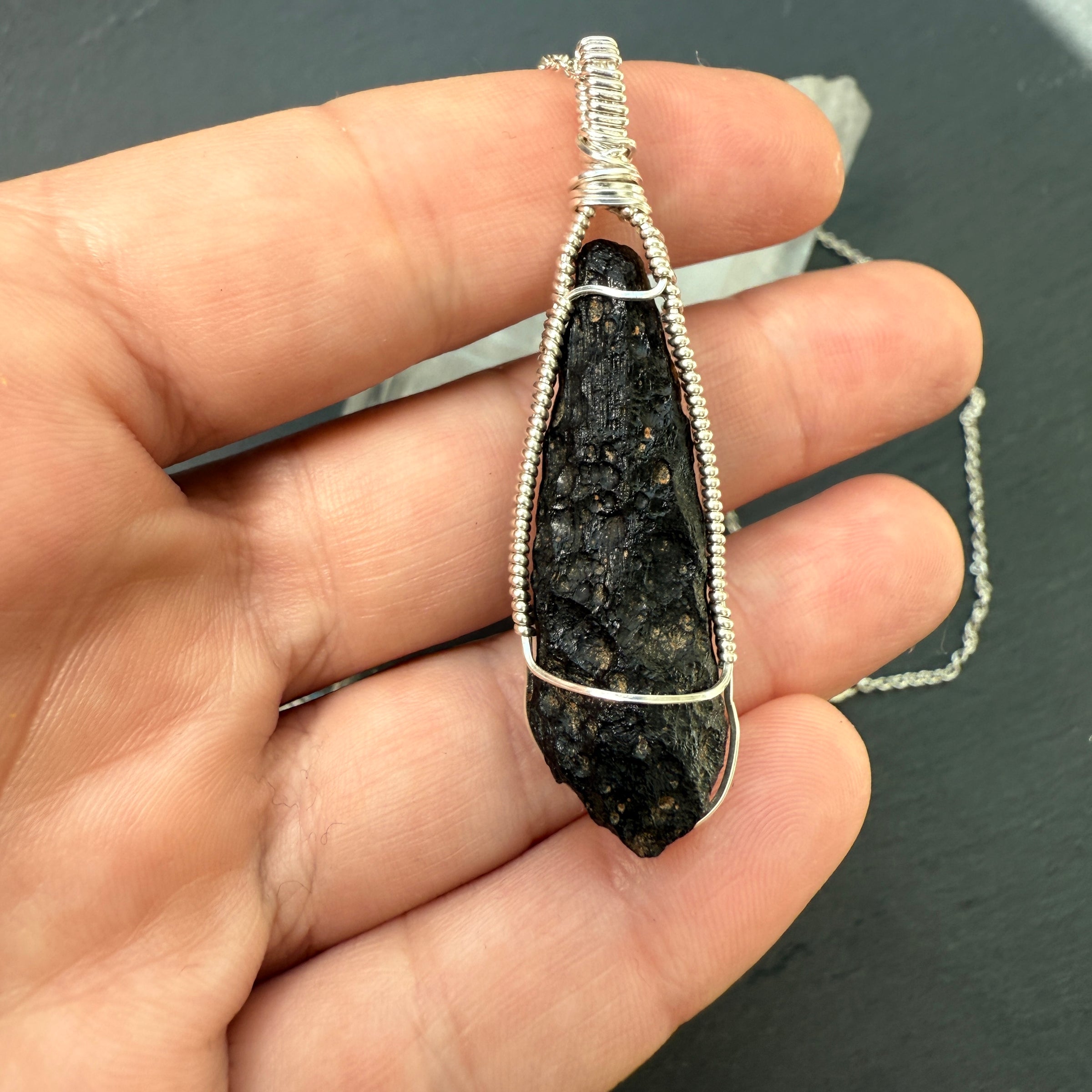 Tektite Pendant