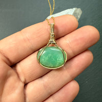 Chrysoprase Pendant