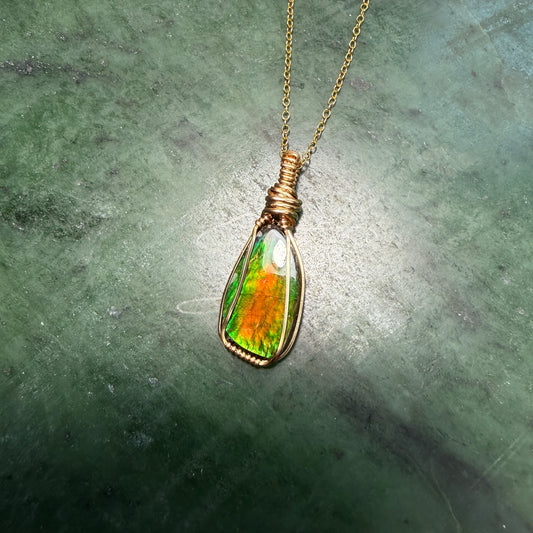 Ammolite Pendant