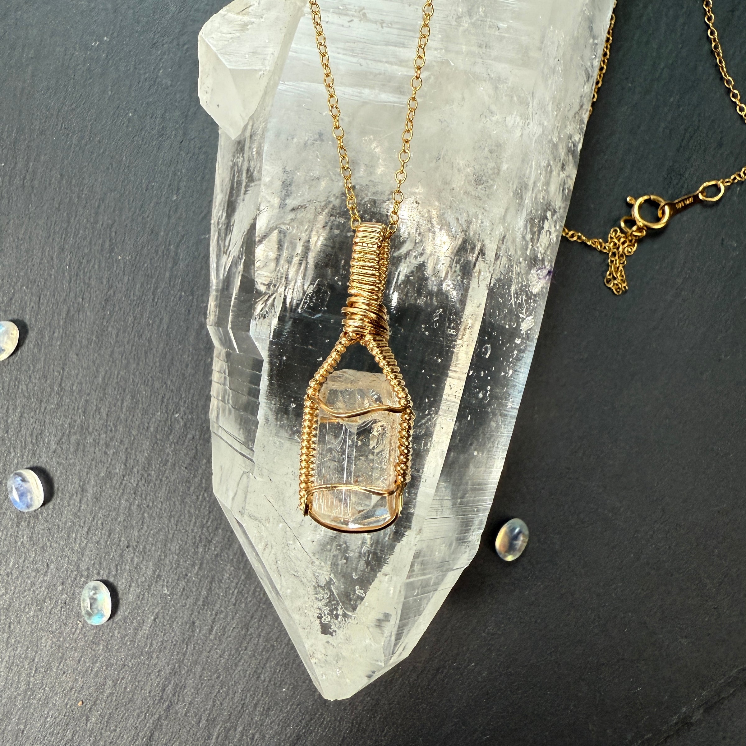 Topaz Crystal Pendant