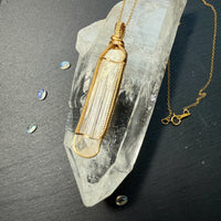 Danburite Crystal Pendant