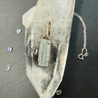 Aquamarine Crystal Pendant