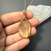 Libyan Gold Tektite Pendant