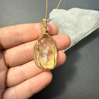 Libyan Gold Tektite Pendant