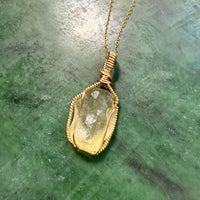 Libyan Gold Tektite Pendant