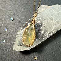 Libyan Gold Tektite Pendant