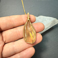 Libyan Gold Tektite Pendant