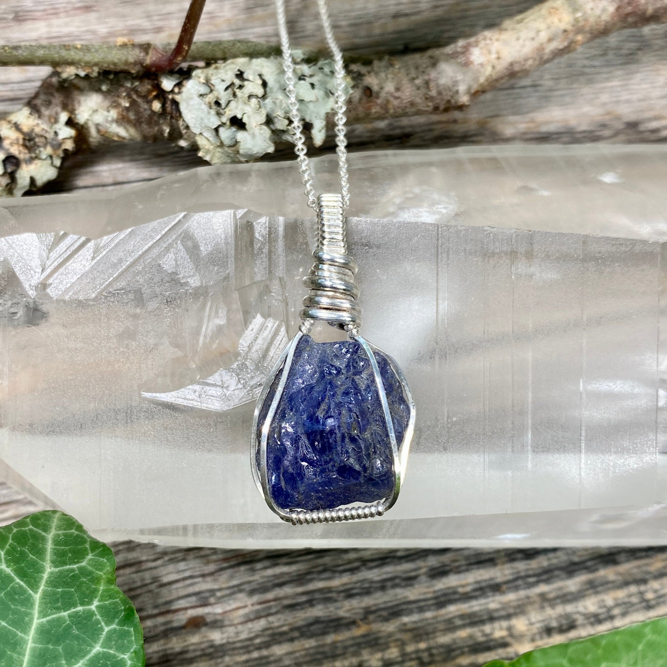 Tanzanite Crystal Pendant