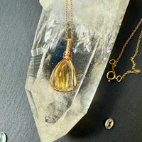 Rutilated Quartz Pendant