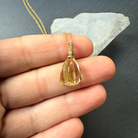 Rutilated Quartz Pendant