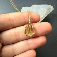 Rutilated Quartz Pendant