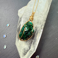 Dioptase Pendant