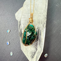 Dioptase Pendant