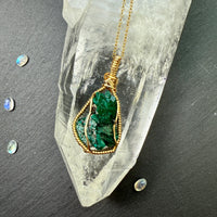 Dioptase Pendant