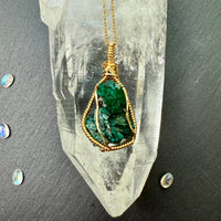 Dioptase Pendant