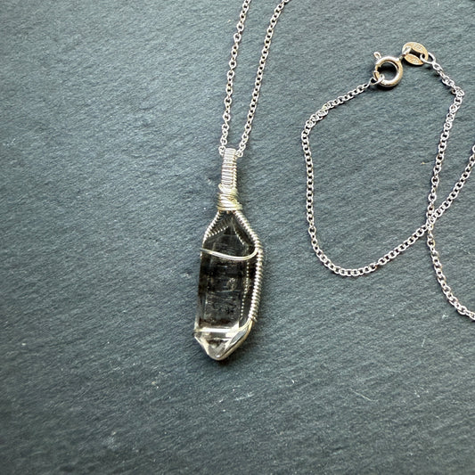 Tibetan Quartz Crystal Pendant