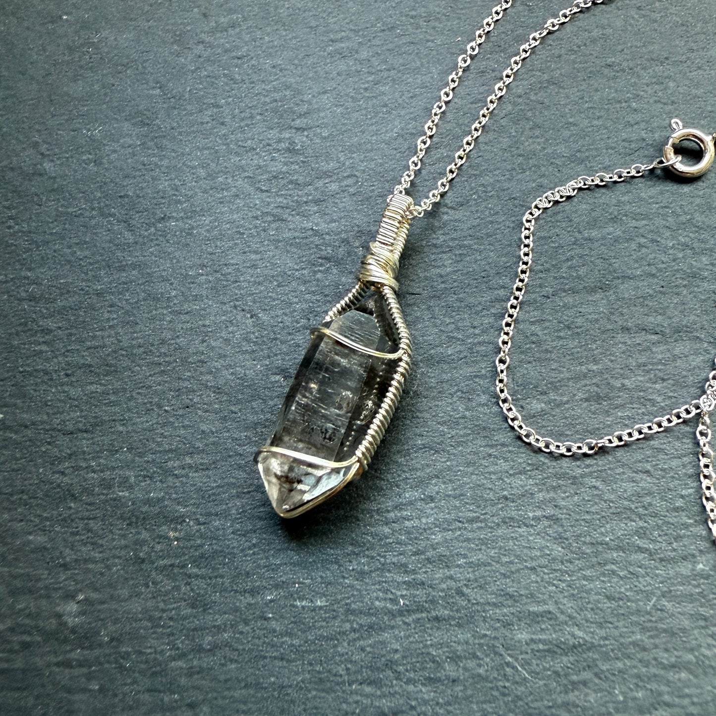 Tibetan Quartz Crystal Pendant