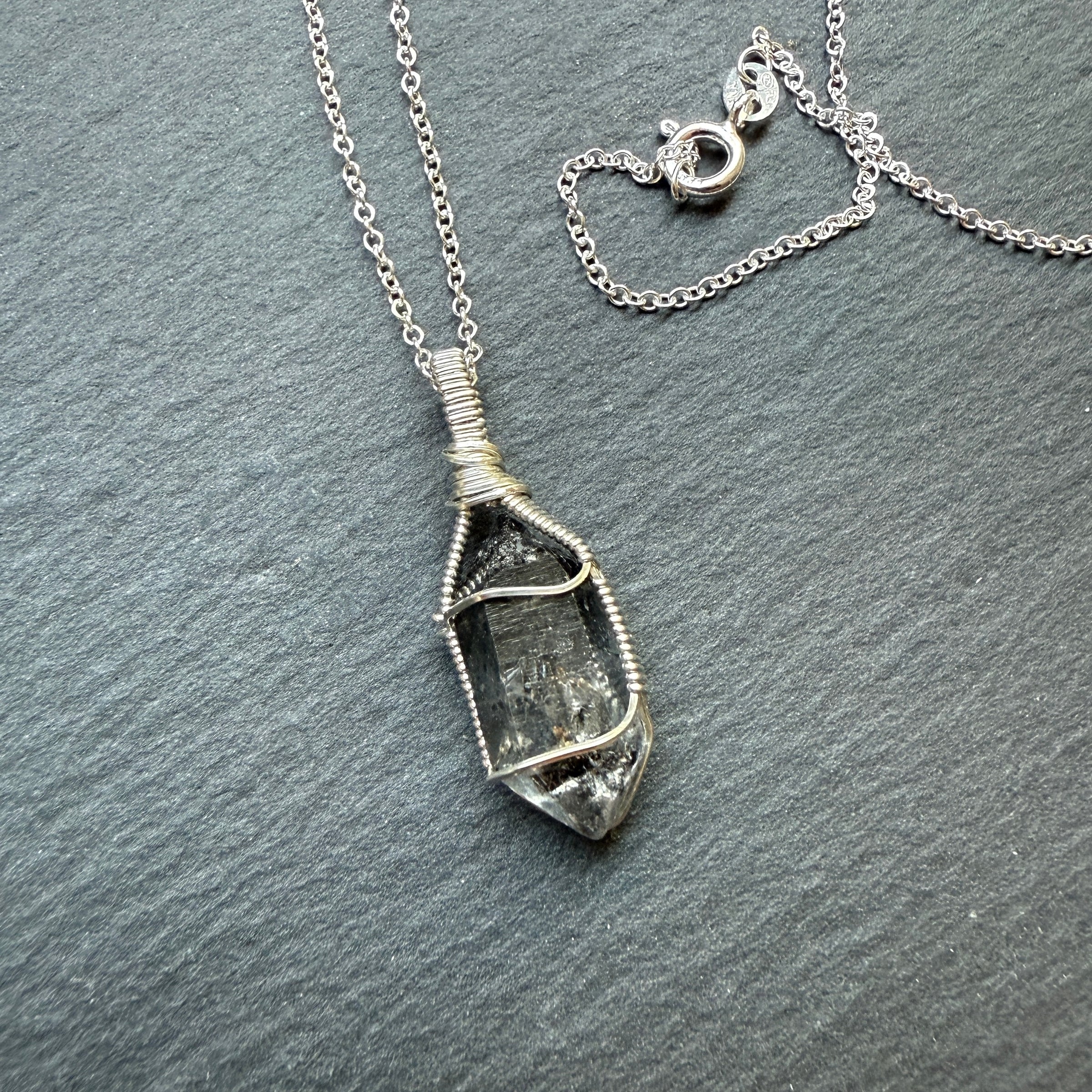 Tibetan Quartz Crystal Pendant