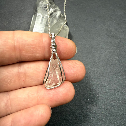 Petalite Crystal Pendant