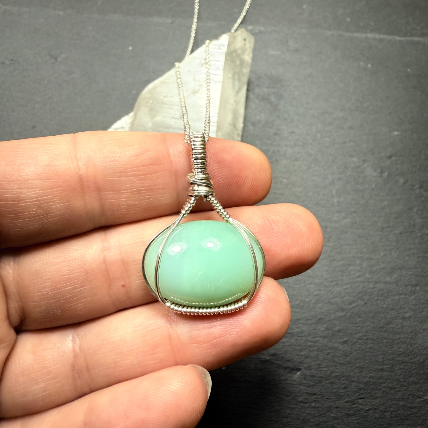 Chrysoprase Pendant