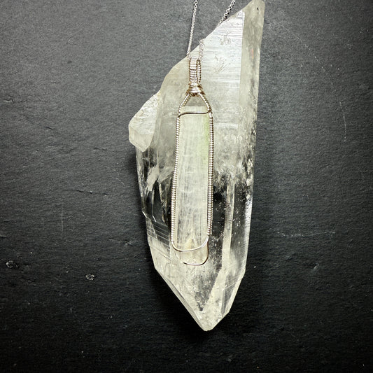Scolecite Crystal Pendant