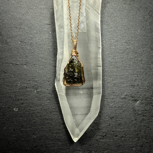 Moldavite Pendant