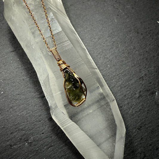 Moldavite Pendant