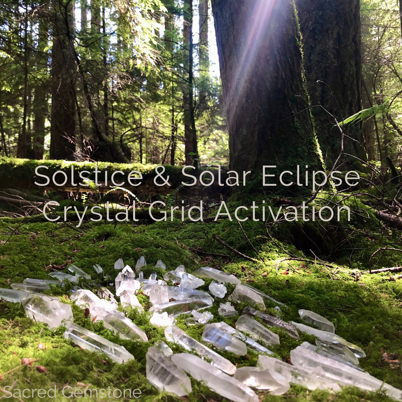 Solstice & Solar Eclipse Crystal Grid Activation June 20-21 2020