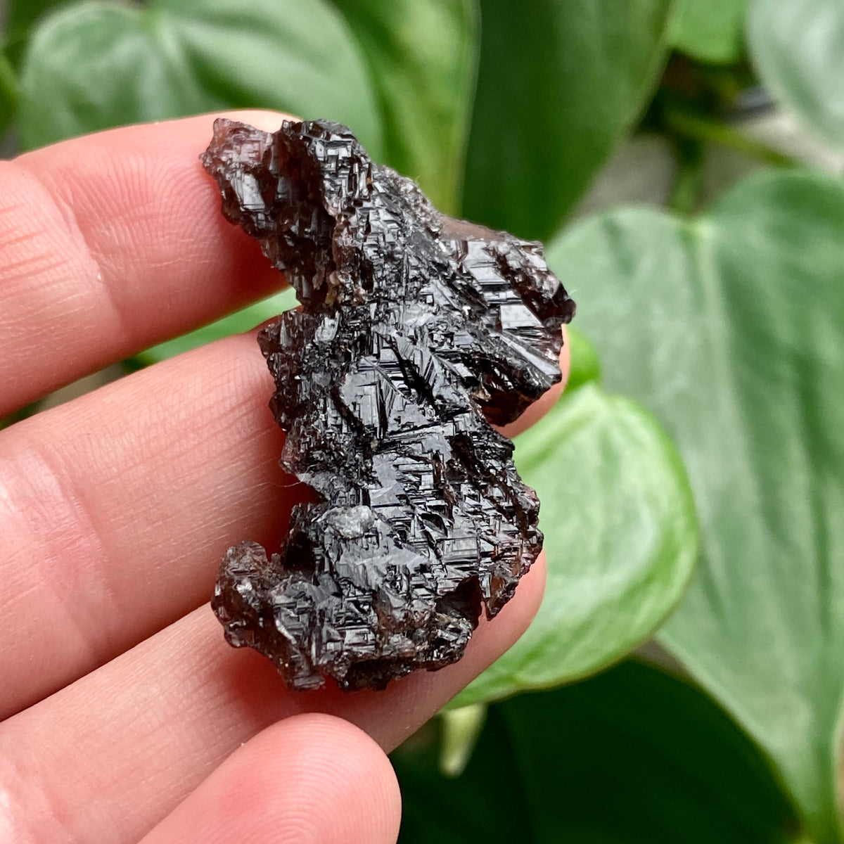 Axinite crystals