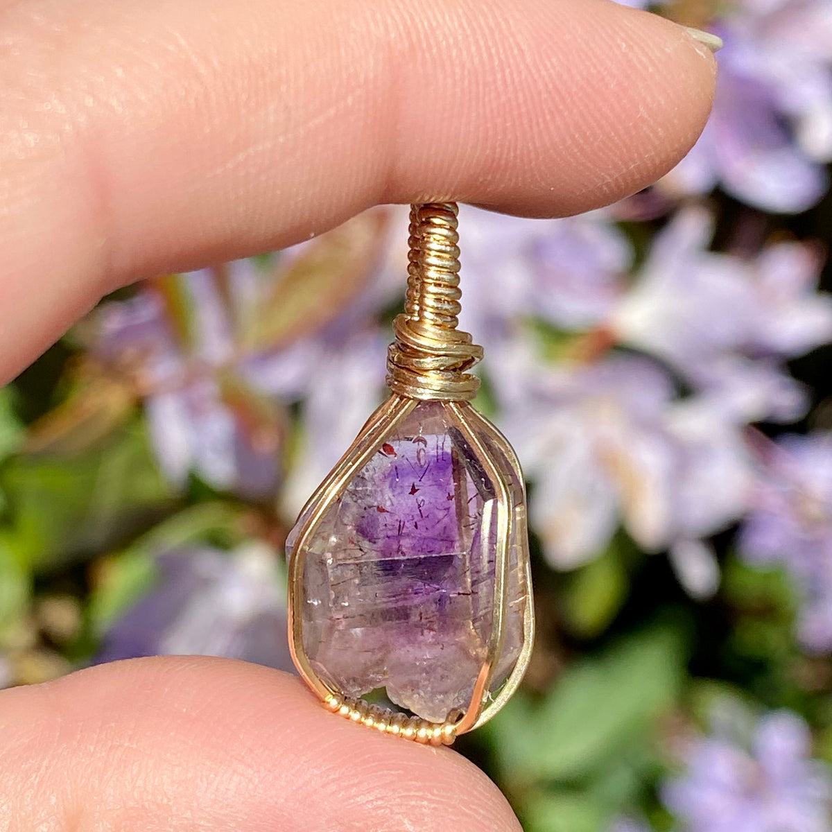 Super 7 Sacred 7 Smoky Amethyst Elestial Quartz