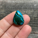 Malachite and Chrysocolla Cabochon - 2