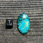 Malachite and Chrysocolla Cabochon - 3