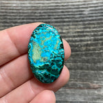 Malachite and Chrysocolla Cabochon - 3