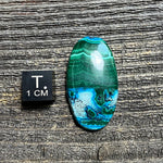 Malachite and Chrysocolla Cabochon - 14